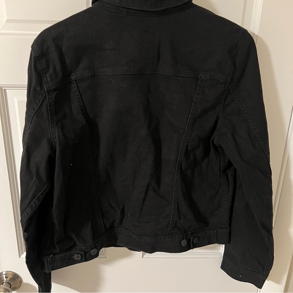 Levi's Women's Original Trucker Jacket Black Size Large - Picture 6 of 8